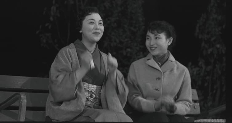 『東京放送劇団 公演』（1954）出演時　本多文子（左）