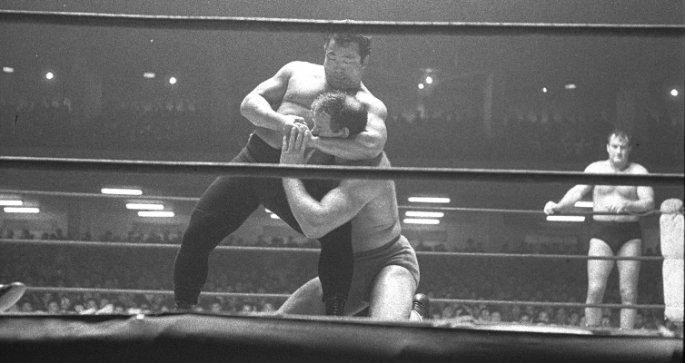 プロレスリング　力道山・遠藤幸吉 対 シャープ兄弟（1956）
