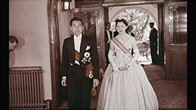 The Crown Prince and his bride appear on their wedding day.