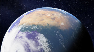 スーパーコンチネント　～２億５千万年後の地球～　写真