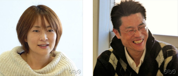 写真・（左）代表の桑野あゆみさんと（右）副代表の吉川祐一さん