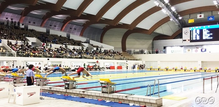 写真・静岡県富士市で行われた、パラ競泳の春季記録会