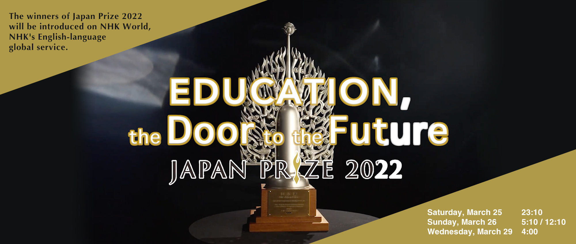 Education, the Door to the Future: Japan Prize 2022