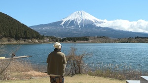 やはり来たからには会いたいですよね、富士山