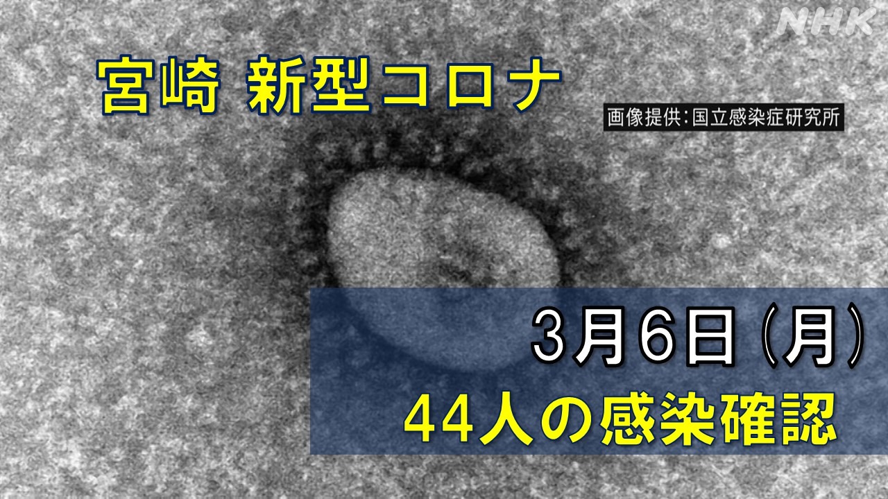 【随時更新】コロナ 宮崎の感染者数や病床使用率（3月6日）