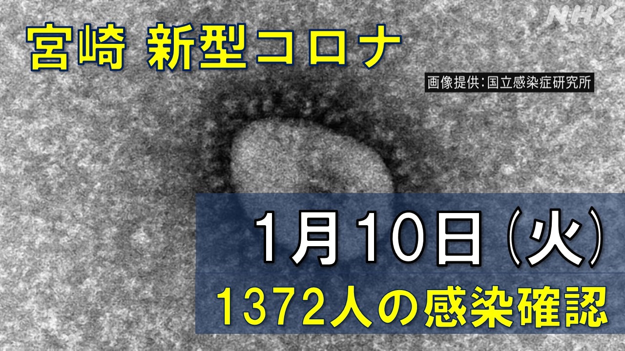 【随時更新】コロナ 宮崎の感染者数や病床使用率（1月10日）