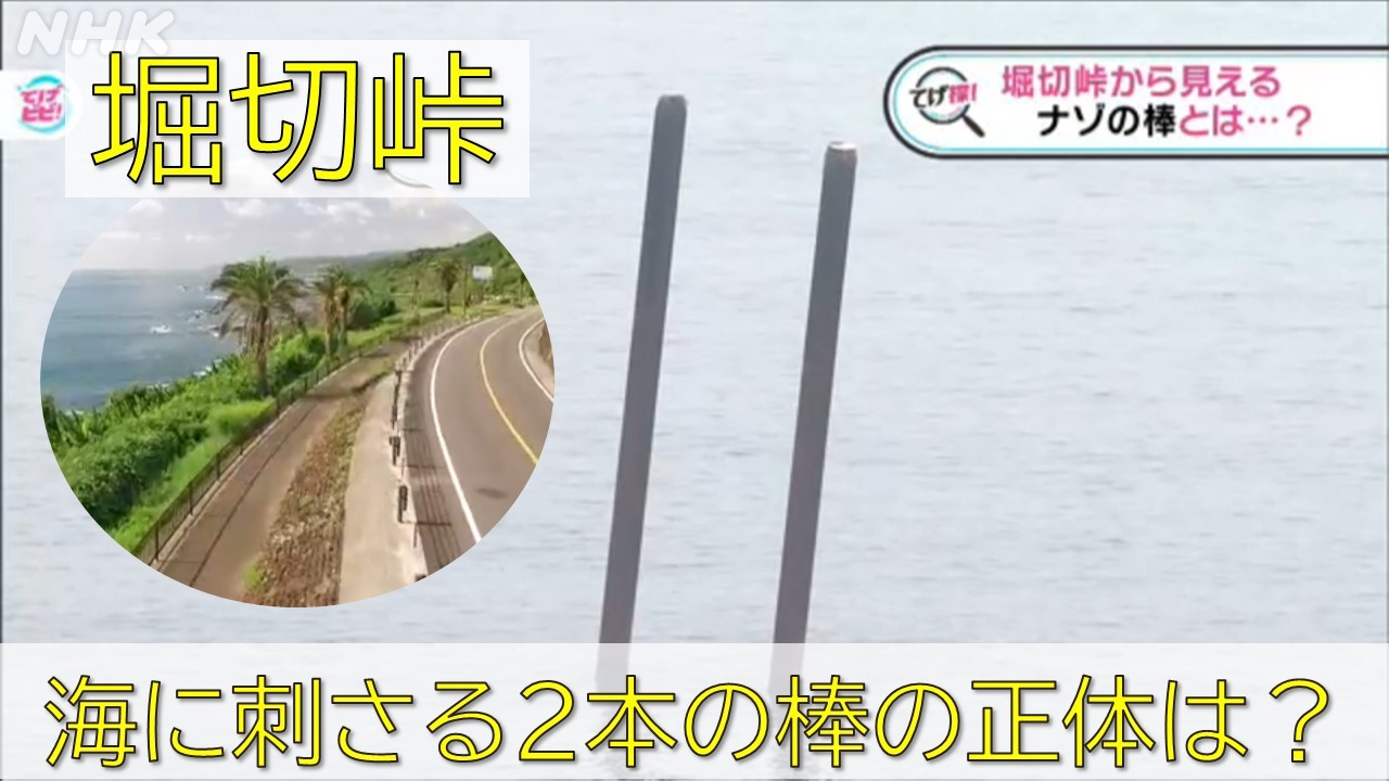 宮崎の観光名所・堀切峠　絶景の海に刺さる棒の正体とは？