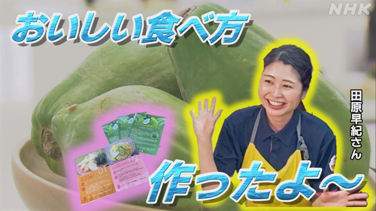 酵素たっぷり野菜「青パパイア」の食べ方　宮崎・JA西都の挑戦