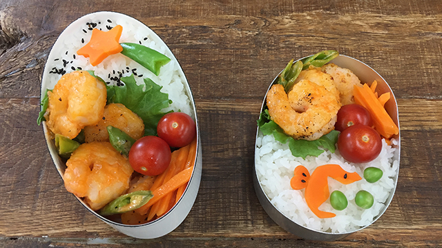 Sweet-and-Sour Chicken Buns Bento