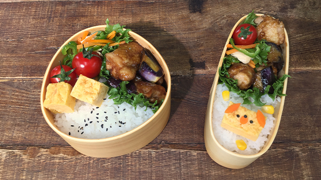 Sweet-and-Sour Chicken Buns Bento