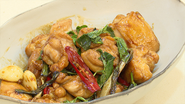 Her mom’s secret ingredient is oyster sauce. That’s what makes her Three Cup Chicken so flavorful.