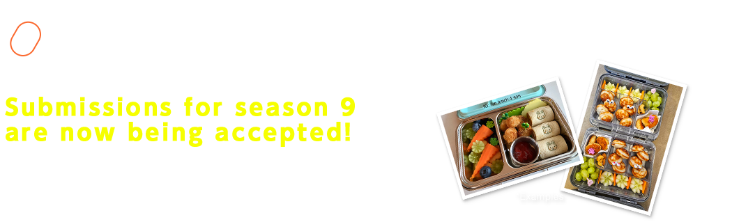 Send us your bento photo! Send us your picnic bentos! Submissions for season 9 are now being accepted! Entries accepted until Aug, 2024