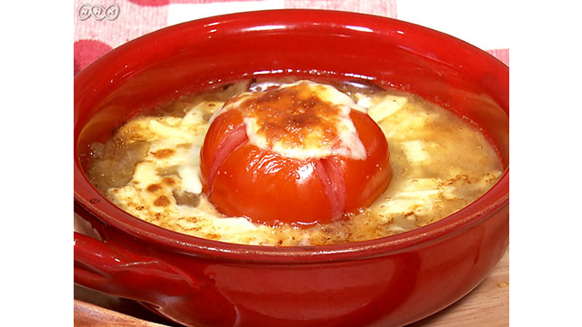 トマトのチーズオニオンスープ