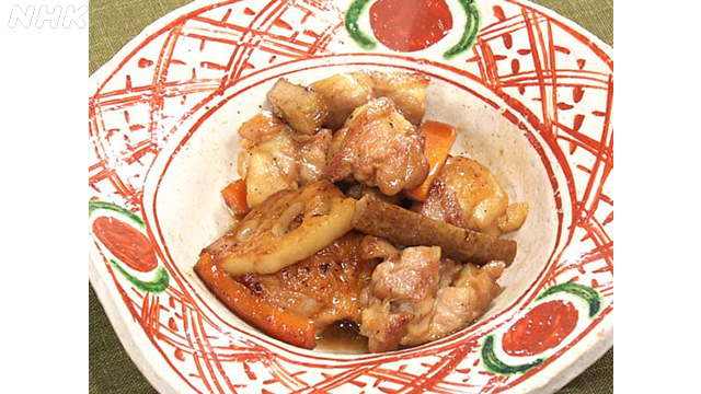 根菜と鶏肉のきんぴら煮