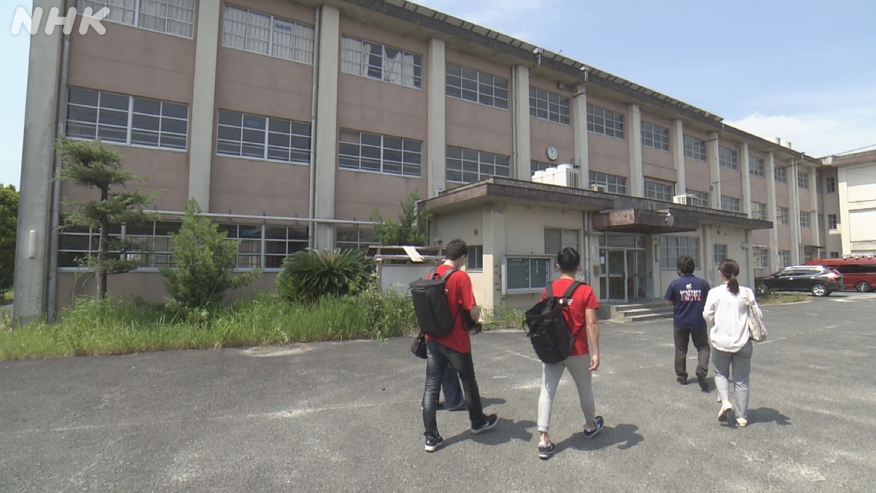 大牟田市内の、廃校となった小学校