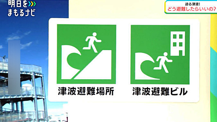 津波避難標識