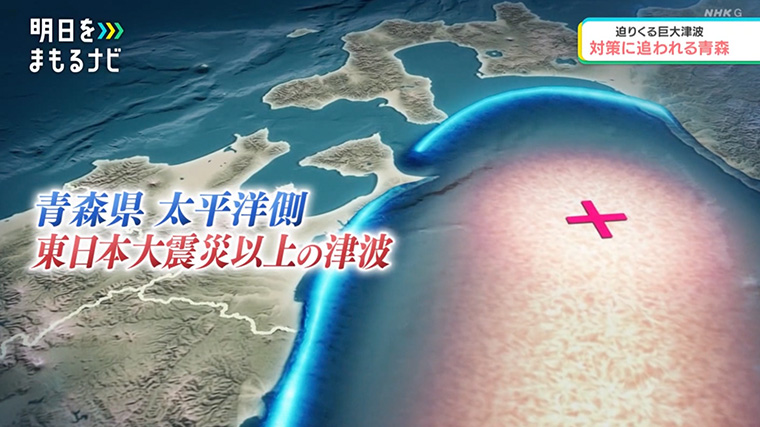 青森県の太平洋側で東日本大震災以上の津波が襲来