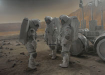 サイエンス・シミュレーション人類　火星に立つ　写真