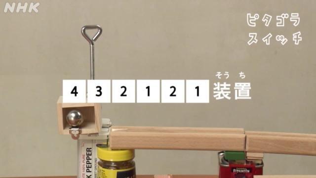 ４３２１２１そうち | ピタゴラスイッチ | NHK for School