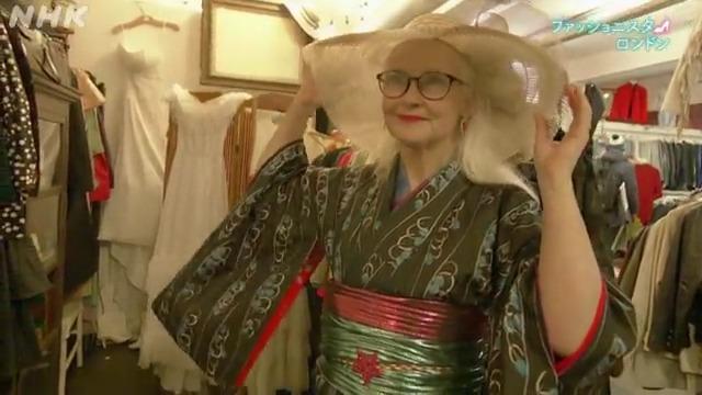 ロンドン・日本在住３５年の着物研究家が見つけた帽子