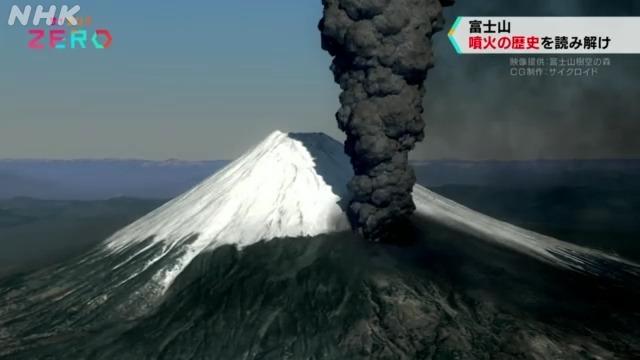 宝永噴火に着目し、山梨県富士山科学研究所の調査に同行