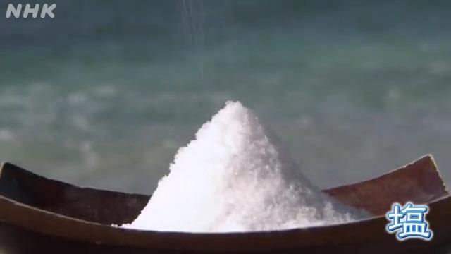 塩は見た目にも味にも土地の特徴が表れる