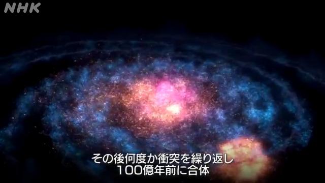 天の川銀河にガイア・エンケラドスが衝突