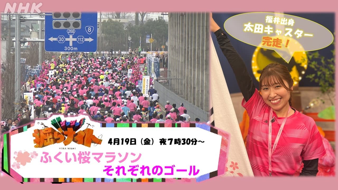 第１回ふくい桜マラソン特集🌸「福井ザクザク！掘らナイト」