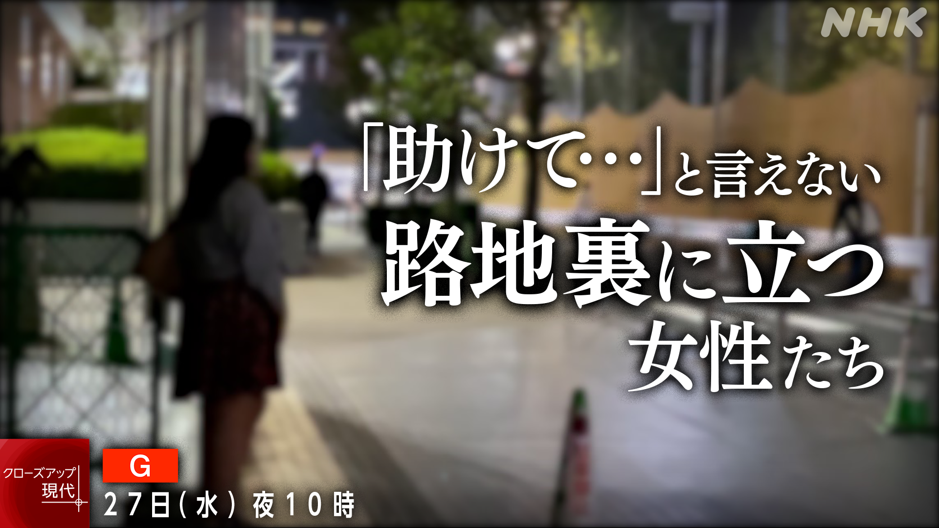 歌舞伎町の路地裏に立ち売春する女性たち 支援につなげていくためには