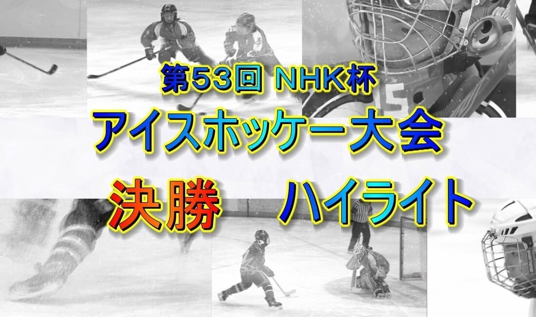 NHK杯アイスホッケー大会 決勝戦ハイライト