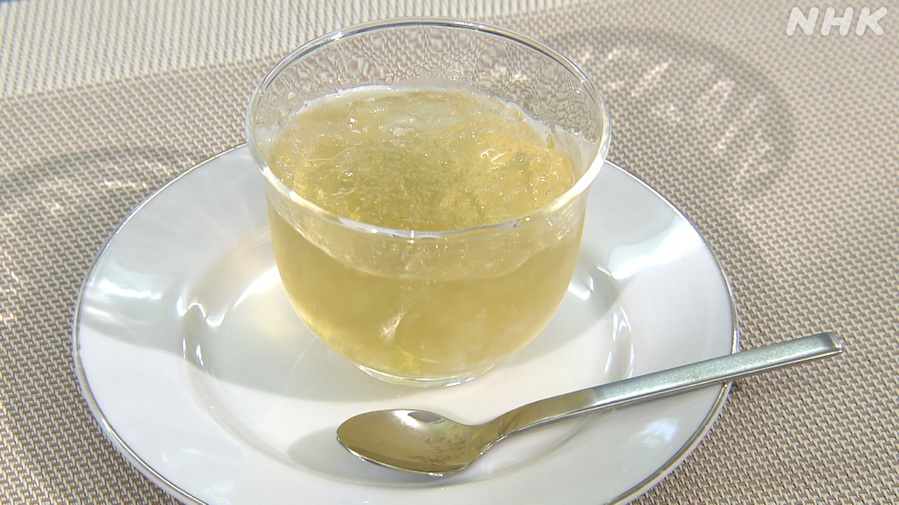 味真野茶ゼリー【レシピ】ほくりく旬の味