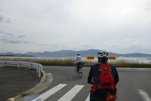 琵琶湖に出た～！