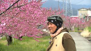 桃の花とお父さんのエピソードでした。