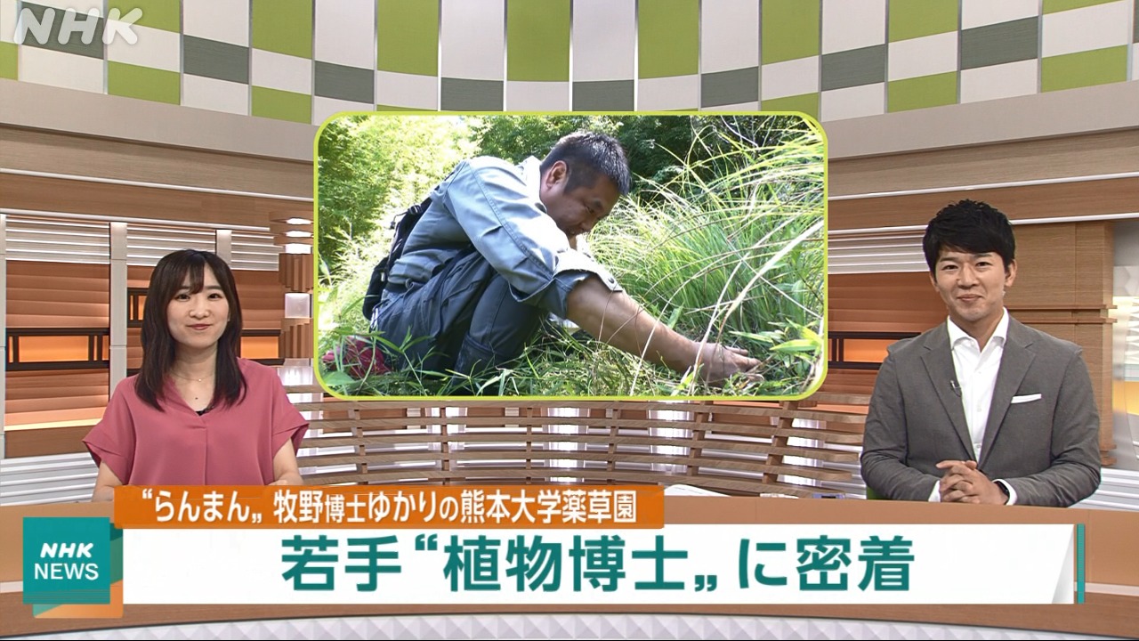 熊本の若手“植物博士”の「標本作り」や「植物採集」に密着