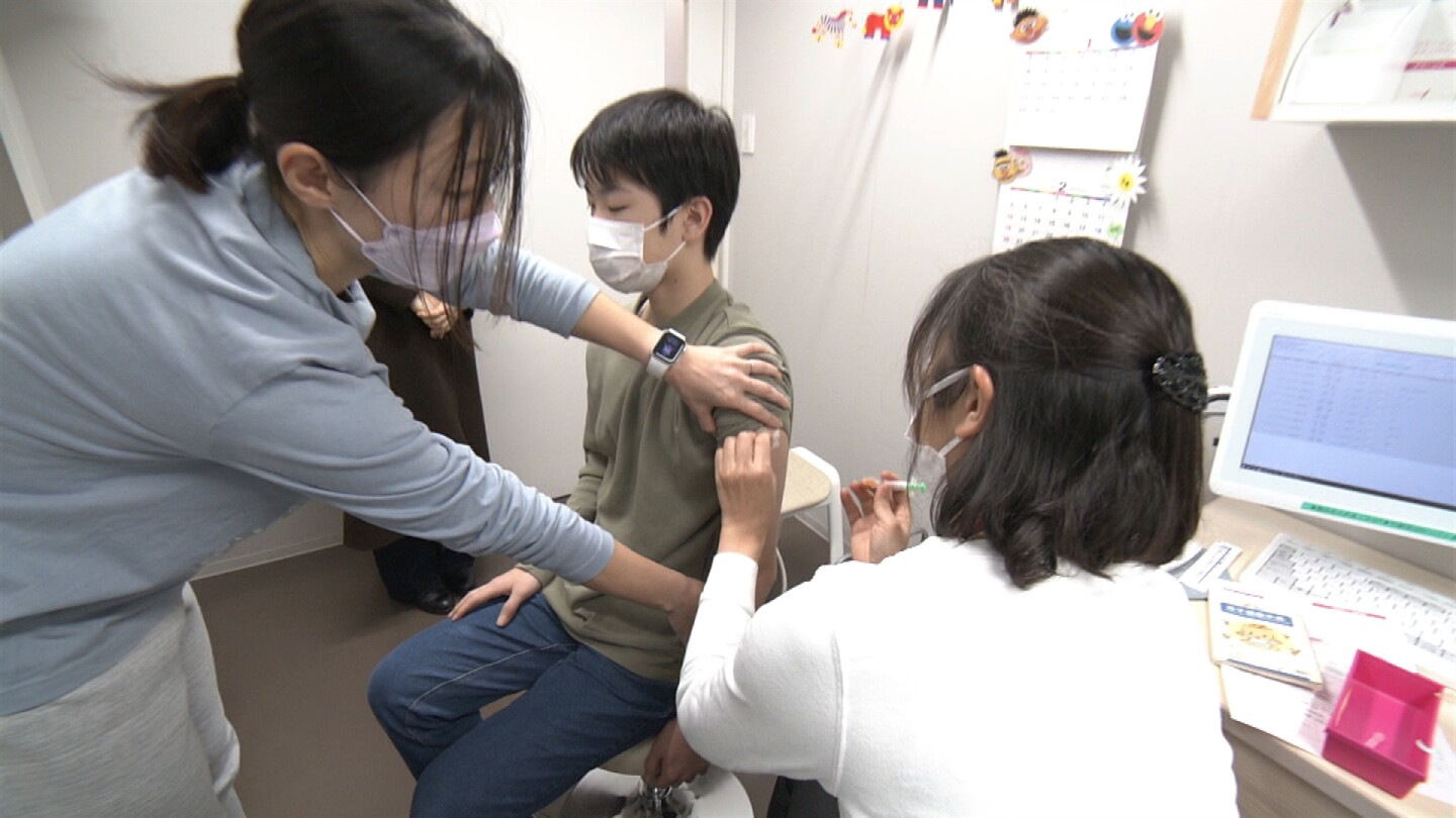 HPVワクチン接種の様子（東京・渋谷）