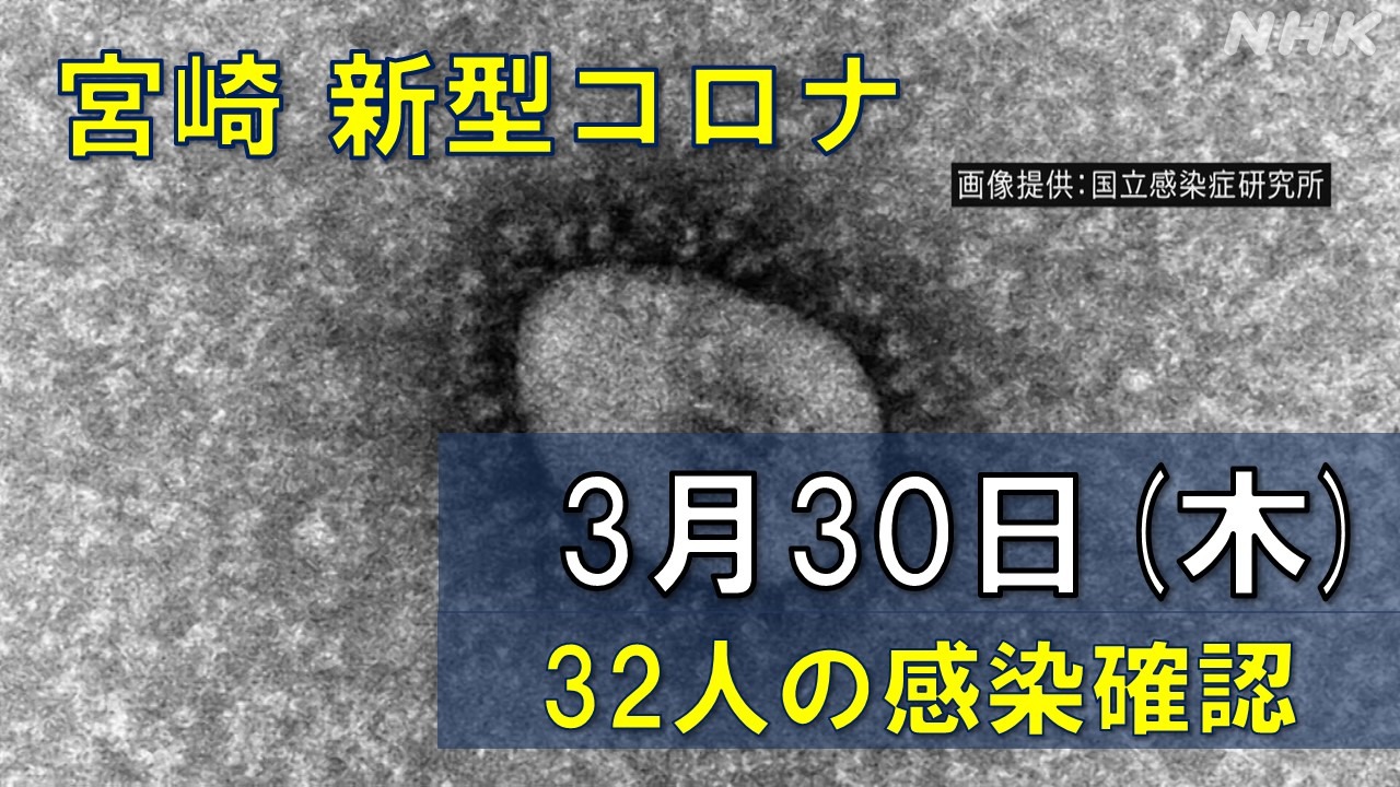 【随時更新】コロナ 宮崎の感染者数や病床使用率（3月30日）