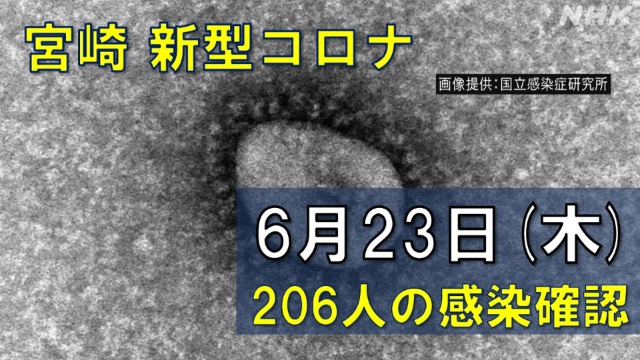 【随時更新】コロナ 宮崎の感染者数や病床使用率（6月23日）