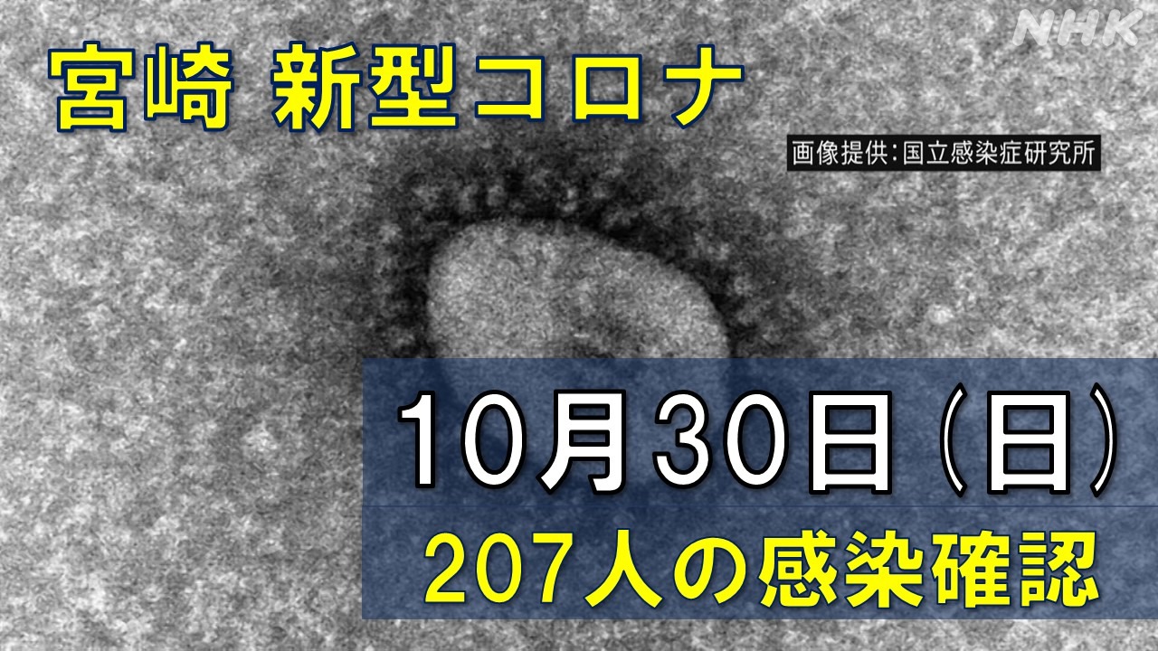 【随時更新】コロナ 宮崎の感染者数や病床使用率（10月30日）