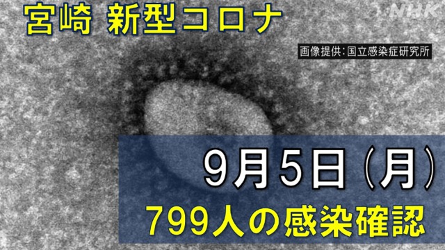 【随時更新】コロナ 宮崎の感染者数や病床使用率（9月5日）