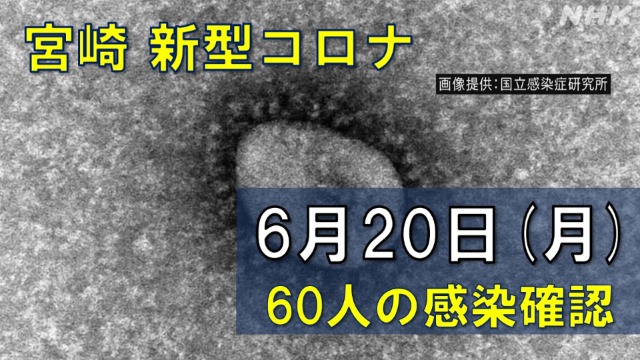 【随時更新】コロナ 宮崎の感染者数や病床使用率（6月20日）