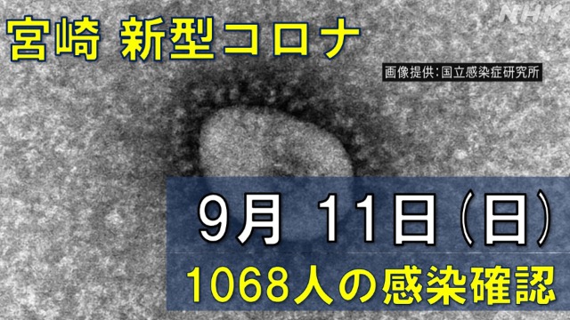 【随時更新】コロナ 宮崎の感染者数や病床使用率（9月11日）