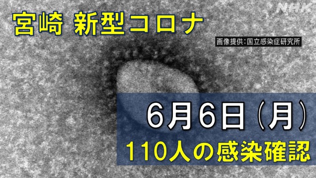 【随時更新】コロナ 宮崎の感染者数や病床使用率（6月6日）