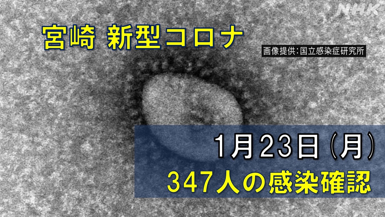 【随時更新】コロナ 宮崎の感染者数や病床使用率（1月23日）
