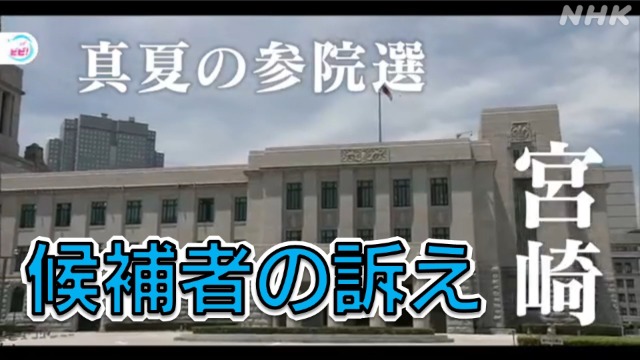 【徹底分析】参院選宮崎選挙区　アンケートで見えた候補の訴え