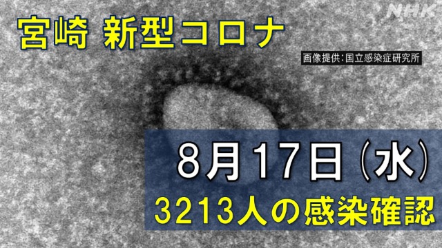 【随時更新】コロナ 宮崎の感染者数や病床使用率（8月17日）