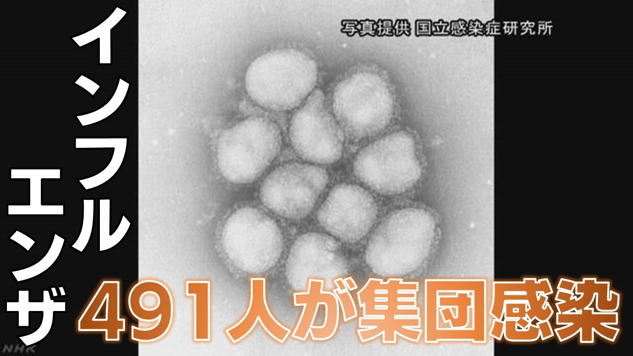 宮崎 491人インフルエンザ 全校生徒900人の約半数感染 なぜ？