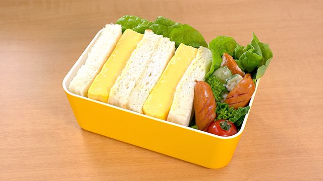 Dashimaki Egg Sandwich Bento