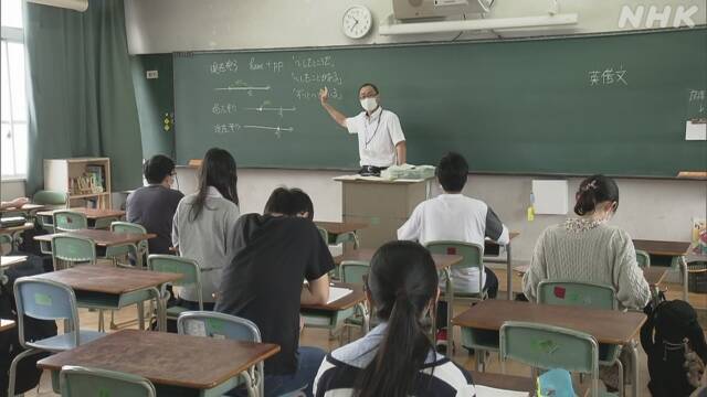 受験など控えた3年生が授業開始 大阪の府立高校