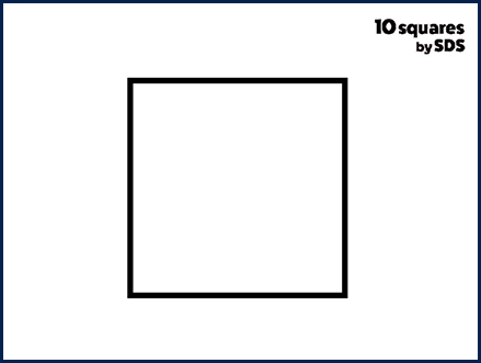 “10個の正方形”で作る！