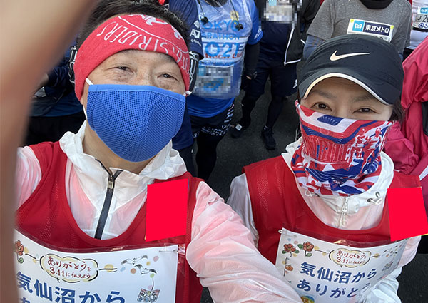 東京マラソンで「気仙沼からありがとう」